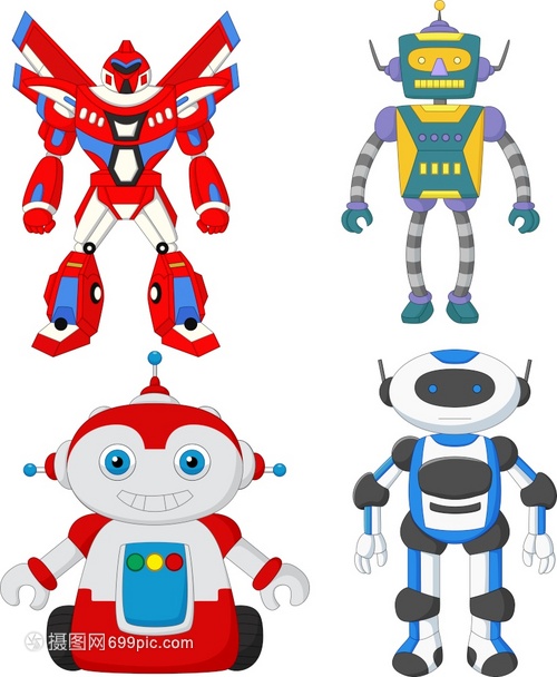 漫画可爱机器人 当机械邂逅萌趣